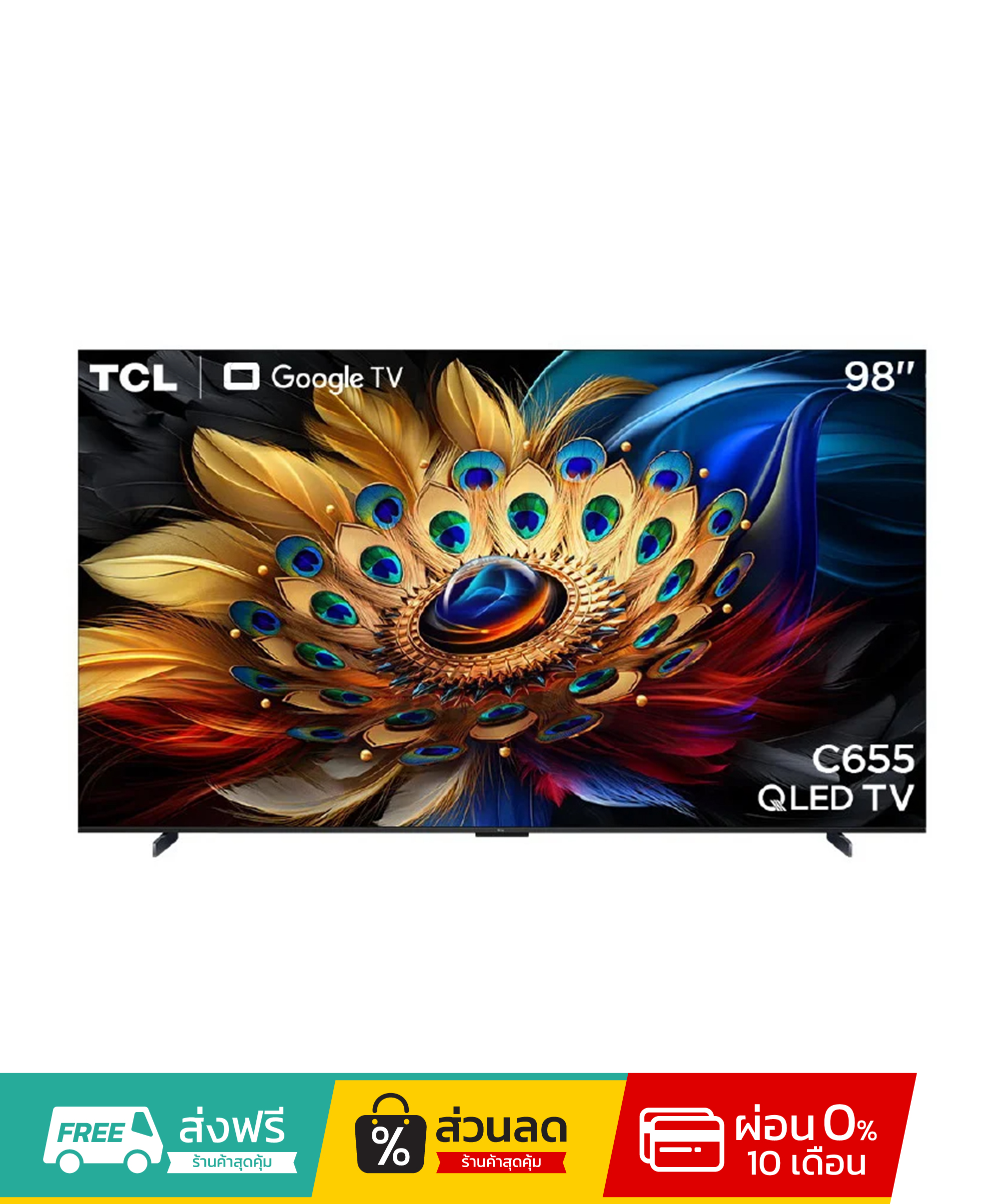 ทีวี TCL 98C655 Google TV